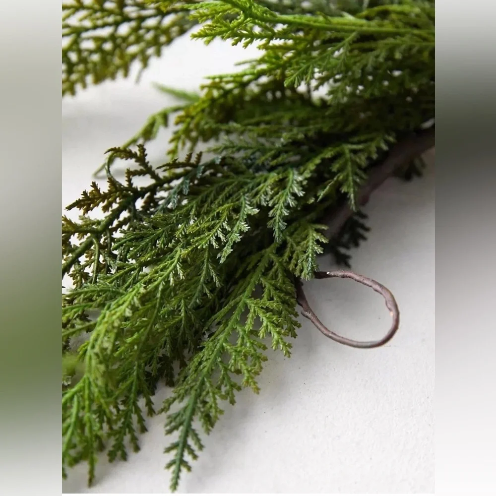 Anthropologie 9ft Faux Cedar Garland Terrain